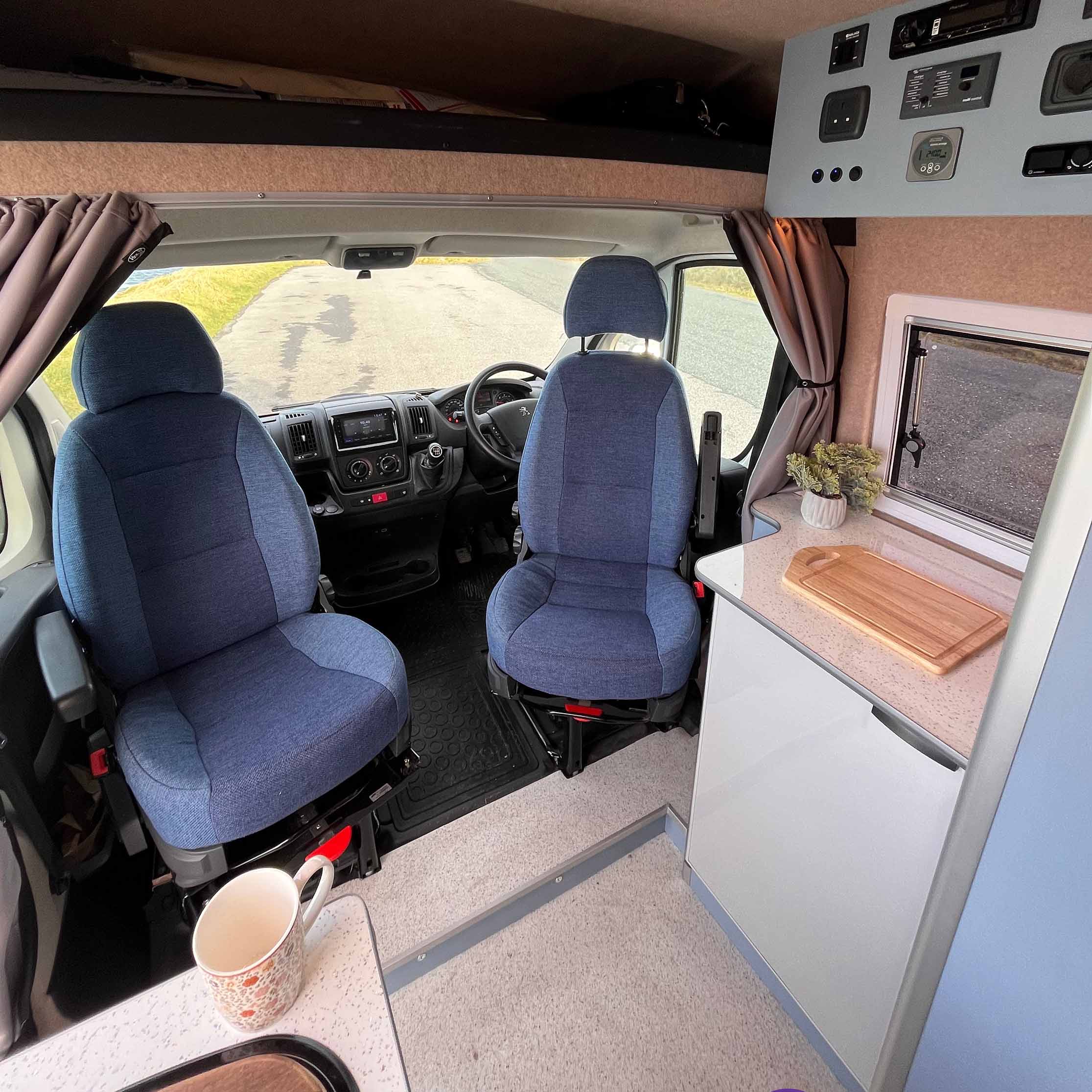 front swivel seats in van